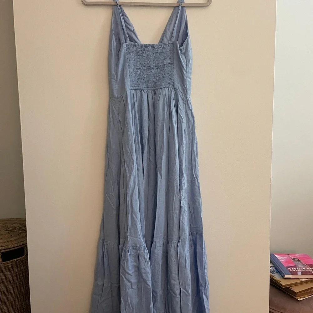 Abercrombie & Fitch Light Blue Maxi Dress